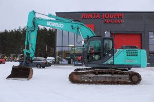 KOBELCO SK 210 LC / Pyörittäjä, Kauha, Rasvari, Lämmitin, Crawler excavators
