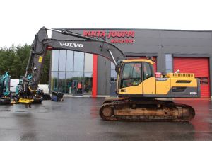 VOLVO EC 250 DL / Kallistaja, Pyörittäjä, Rasvari, YM!, Crawler excavators