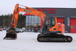 DOOSAN DX 235 LCR / Engcon, Leica 3D, Kauha, Uudet ketjut