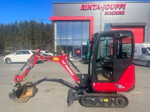 Yanmar SV 15 / Kallistaja, 2 kauhaa, Uuden veroinen!