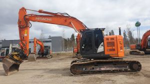 HITACHI ZX225USLC-6, Bandburna grävmaskiner