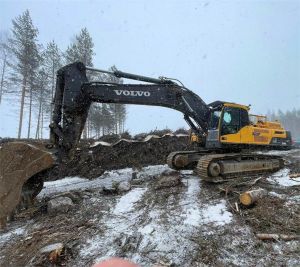 Volvo EC480DL, Trimble