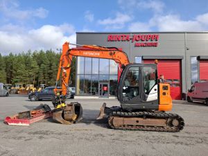 Hitachi ZX 85 US-5 A / Engcon+Pihdit, ja Paljon muuta!