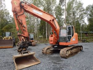 Doosan DX 235 LCR pyörittäjällä