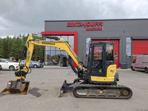 Yanmar Vio 57/ Engcon, 2 kauhaa, Rasvari