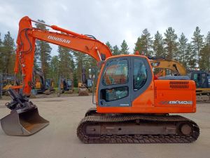 Doosan DX140LC KALLISTAJA+PYÖRITTÄJÄ