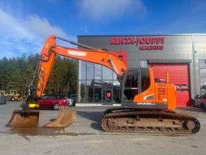 Doosan DX 235 LCR / Uudet ketjut, Pyörittäjä, Novatron 3D, Telakaivukoneet