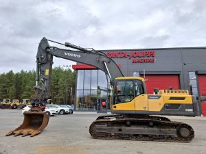 Volvo EC 300 D L / Pyörittäjä, Leica 3D, Kynsikauha,, Telakaivukoneet