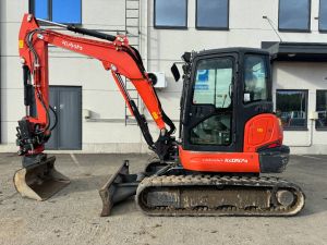 Kubota MYYTY! SOLD!  KX057-4 PYÖRITTÄJÄLLÄ