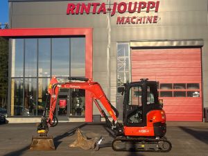 Kubota U 36-4 / Engcon, 3 kauhaa, Rasvari, Minikaivukoneet < 7t