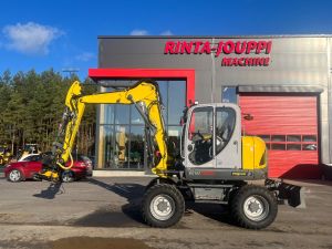 Wacker Neuson EW 100 / Engcon, Kauha, Rasvari, Huollettu!, Pyöräkaivukoneet