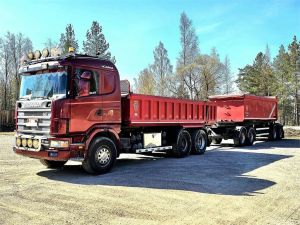 SCANIA R 164/ Jyki 4-aks. letkukasetti., 4-двуосный