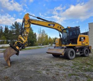 CAT M314F, Engcon EC219, Ebersbächer, rasvari, Гусеничные экскаваторы