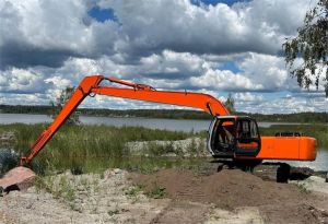 HITACHI EX200-5 pitkäpuomi, Гусеничные экскаваторы