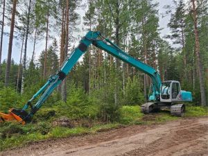 KOBELCO SK 210 LC pitkäpuominen, Гусеничные экскаваторы