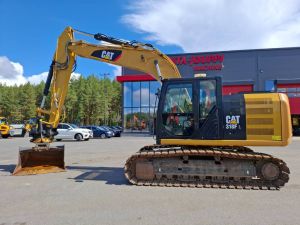 CAT 318 E L / Engcon, Kauha, Rasvari, Lämmitin, Crawler excavators