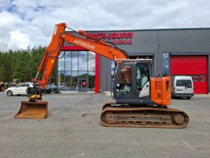 HITACHI ZX 135 US-6 / Engcon, Rasvari, Luiskakauha, Crawler excavators