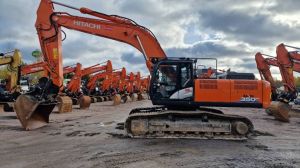 HITACHI ZX350LC-6, Bandburna grävmaskiner