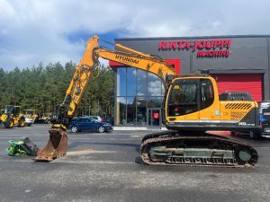 HYUNDAI Robex 140 LCM-9 / Engcon, Harvesteri, Uudet ketjut, Crawler excavators