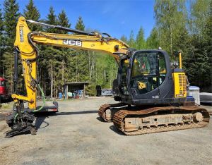 JCB JZ140LC, Novatron, Steelwrist, rasvari, Crawler excavators