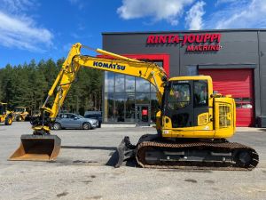 KOMATSU PC 138 US / Engcon, Luiskakauha, Rasvari, Lämmitin, Crawler excavators