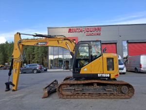 SANY SY 155 U / Pienet tunnit! Rasvari,Kamera, Crawler excavators