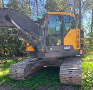 VOLVO ECR235EL, Indexator, rasvari, Crawler excavators