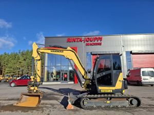 YANMAR Vio 80 / Engcon, Pihdit, Rasvari, Kauha, Midi excavators 7t - 12t