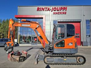 DOOSAN DX 62 R-3 / Pyörittäjä,Koura,Lämmitin,Rasvari,, Mini-excavators < 7t