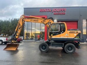 HYUNDAI Robex 140 W / Engcon, Rasvari, Hyvät renkaat!, Wheeled excavators