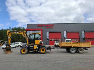 JCB 110 W Hydradig / Kärry,Engcon,Rasvari,Kauhat, Wheeled excavators