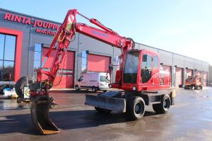 KOMATSU PW 140-7 / Pyörittäjä, Rasvari, Uudet renkaat!, Wheeled excavators