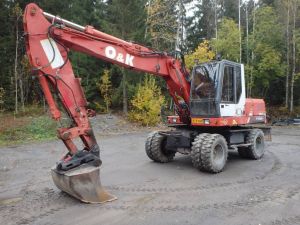 O&K MH Plus, Wheeled excavators