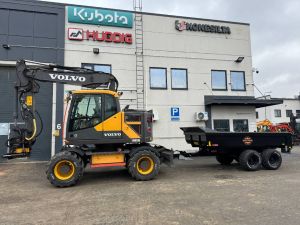 VOLVO EWR150E Uusi Palms perävaunu / hieno paketti, Wheeled excavators