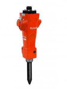 KUBOTA KM55 ISKUVASARA 1-2tn koneet, Hydraulichammers