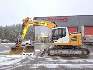 Liebherr R 920 / Pyörittäjä, 2 kauhaa, Rasvari, Puskulevy