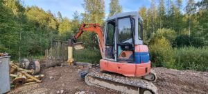 Hitachi ZX 50 U /Kallistaja, 2 Kauhaa, Marginaaliver., Minikaivukoneet < 7t