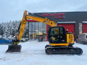 JCB JZ 140 LC / Pyörittäjä, Uudet ketjut, Rasvari