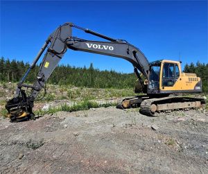 Volvo EC240BLC, Engcon, rasvari