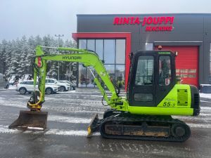 Hyundai Robex 55 + Lavetti, Engcon, 4 kauhaa, Hyvät telat!