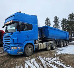 SCANIA R560 6x4,F.X Meiller Puoliperävaunuyhdistelmä