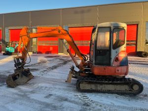 Hitachi EX 50 / Kallistaja, 2 kauhaa, Hyvät telat, ALViton