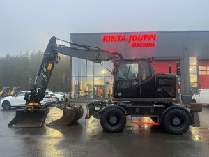 Volvo EWR 150 E / Engcon, Leica 3D, 3 työlaitetta