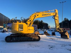 Komatsu PC 228 US / Engcon, Novatron 3D, 3 Kauhaa