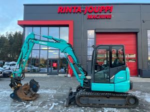 Kobelco SK 55 SRX-6 / Engcon, Rasvari, 5 lisälaitetta