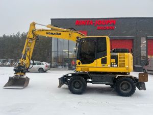 Komatsu PW 148 / Engcon, Kauha, Rasvari, Lämmitin