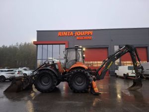 Lännen 8600 C / Engcon, 3 kauhaa, Hyvät renkaat!