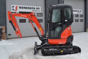 Kubota U20-3 UUSI, TAKUU 24KK