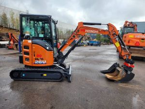 HITACHI ZX 26 U-6, Minigrävare < 7t