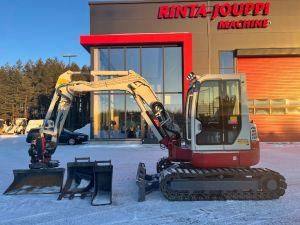 TAKEUCHI TB 153 FR / Pyörittäjä, 3 Kauhaa, Rasvari!